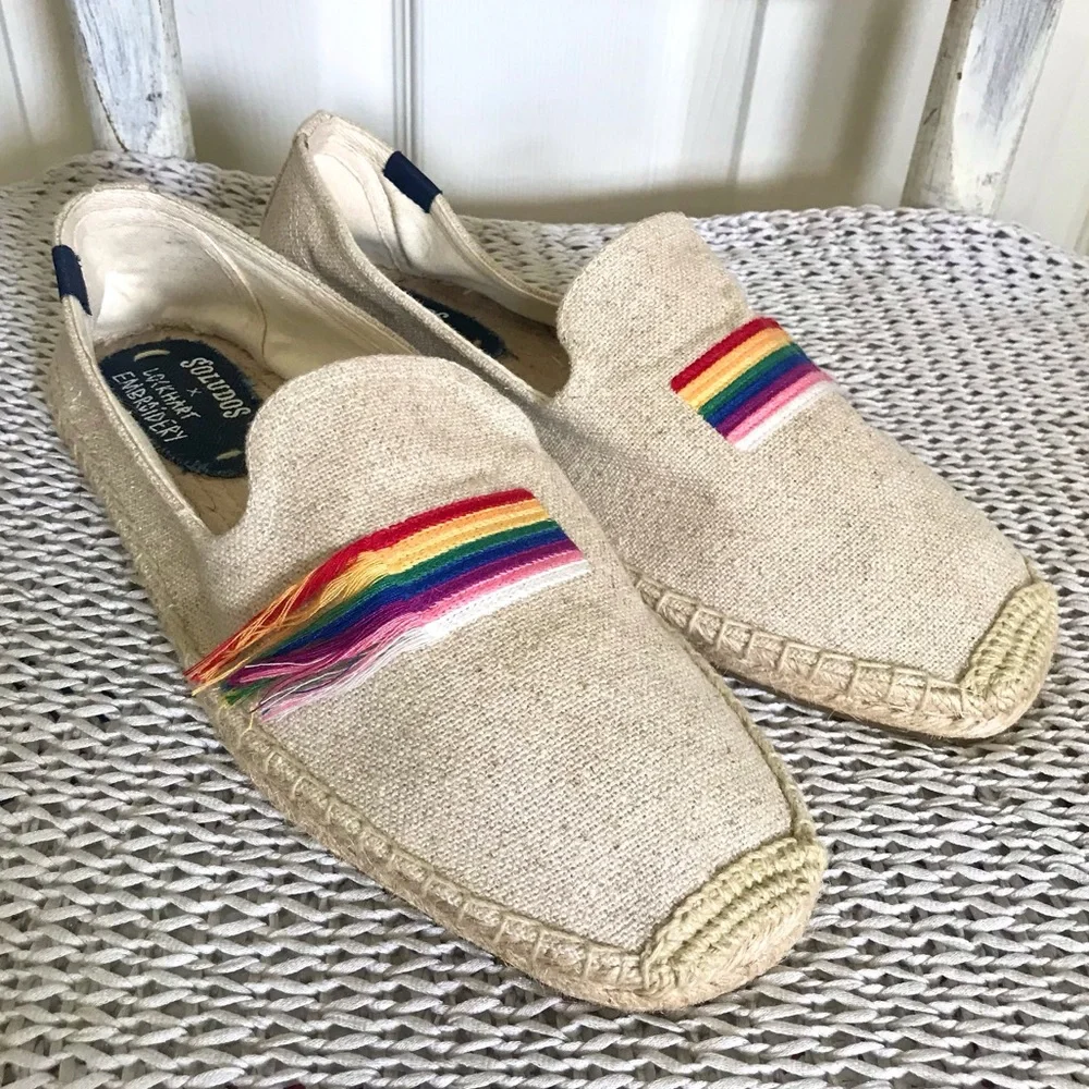 Soludos Rainbow Men’s Smoking Espadrilles